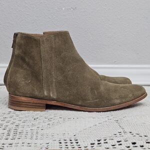 Anthology Paris Leather Suede Booties Size 37